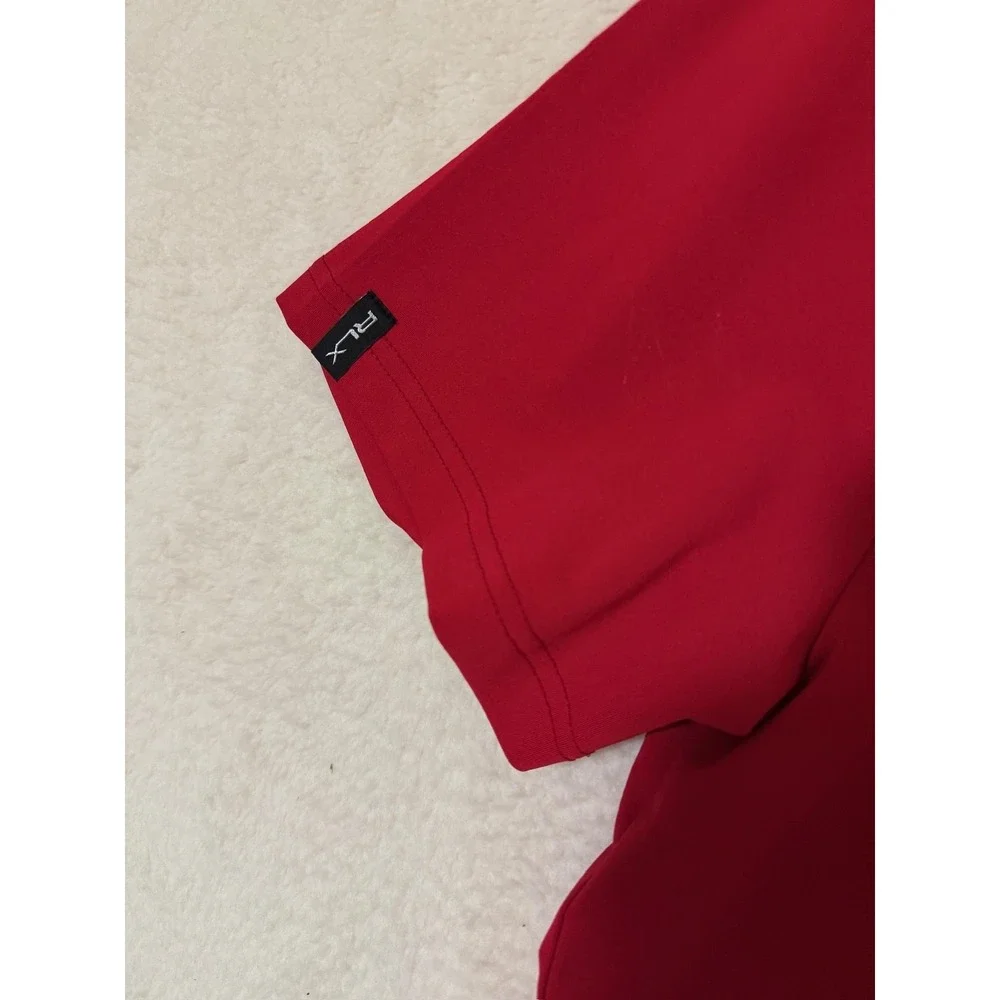 RLX Ralph Lauren Polo Shirt Mens Small Red PGA Harding Park 2020 Golf Wicking